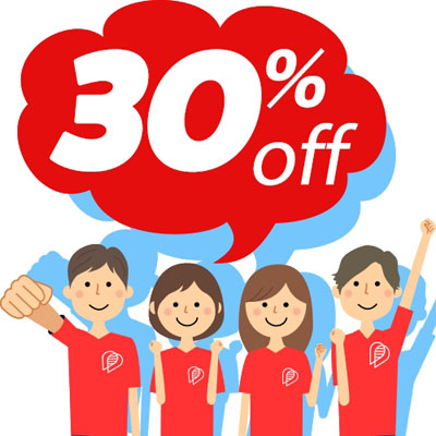 30% off